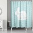 Hoppy Easter Watercolor 71x74 Shower Curtain
