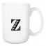 Simple Black Monogram Drinkware