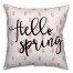 Hello Spring 18x18 Spun Poly Pillow
