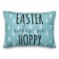 Easter Makes Me Hoppy 14x20 Spun Poly Pillow