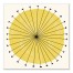 Groovy Yellow Bloom 20x20 Canvas Wall Art