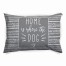 Home is Where the Dog is Gray Stripes 30x40 Indoor / Outdoor Pet Bed