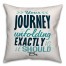 Your Journey Is Unfolding Exactly As It Should 18x18 Spun Poly Pillow