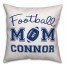 Football Mom 18x18 Personalized Spun Poly Pillow