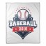 Baseball 50x60 Personalized Coral Fleece Blanket