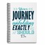 Your Journey Is Unfolding Exactly As It Should 6x8 Ruled Spiral Notebook