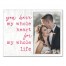 My Whole Heart 11x14 Personalized Canvas Wall Art