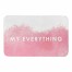 My Everything Watercolor 34x21 Bath Mat