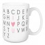 ABC I Love You 15 oz Mug