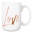 Love Pink & Copper 15 oz Mug