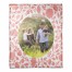 Coral Florals 50x60 Personalized Coral Fleece Blanket