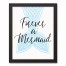 Forever a Mermaid 11x14 Black Framed Canvas