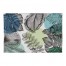 Colorful Printed Palms 2x3 Area Rug