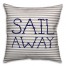 Sail Away 18x18 Spun Poly Pillow