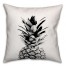 Monochromatic Pineapple 26x26 Spun Poly Pillow