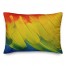 Bright Parrot Feathers 14x20 Spun Poly Pillow
