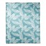 Mint Palms 50x60 Coral Fleece Blanket