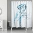 Contrast Jellyfish 71x74 Shower Curtain