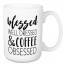 Blessed Well Dressed & Coffee Obsessed 15 oz Mug