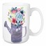 Floral Spring Watering Can 15 oz Mug