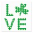 Love Clover 6x6 Canvas Wall Art