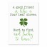 Good Friend Four Leaf Clover 5x7 Tabletop Canvas