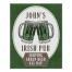 Personalized Irish Pub Sign 16x20 Personalized Canvas Wall Art