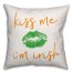 Kiss Me I'm Irish 18x18 Spun Poly Pillow