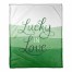 Lucky In Love 50x60 Coral Fleece Blanket