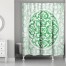 Green Irish Medallion 71x74 Shower Curtain