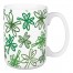 Green Shamrocks 15 oz Mug