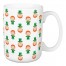 Tiny Leprechaun Pattern 15 oz Mug
