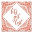 Let's Get Lost 16x16 Canvas Wall Art
