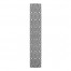 Black and White Diamond Pattern Runner