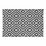 Black and White Diamond Pattern 2x3 Area Rug