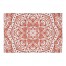 Coral Mandala 2x3 Area Rug