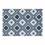 Navy and White Diamond Dots 2x3 Area Rug