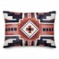 Navy and Rust Southwest Pattern 14x20 Spun Poly Pillow
