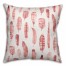 Watercolor Feathers 18x18 Spun Poly Pillow