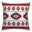 Rust Southwest Tribal Pattern 26x26 Spun Poly Pillow
