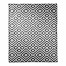Black and White Diamond Pattern 50x60 Coral Fleece Blanket