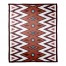 Rust Southwest Tribal Pattern 50x60 Coral Fleece Blanket