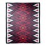 Purple Southwest Tribal Pattern 50x60 Coral Fleece Blanket