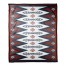 Rust Southwest Tribal Pattern 50x60 Coral Fleece Blanket