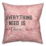 Everything I Need is Within Me 18x18 Spun Poly Pillow
