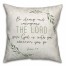 Be Strong and Courageous 18x18 Spun Poly Pillow