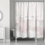 Blush Textured Home 71x74 Shower Curtain