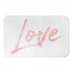 Millennial Pink Love 34x21 Bath Mat