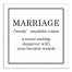 Marriage Definition 12x12 Canvas Wall Art
