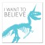 I Want to Believe 12x12 Canvas Wall Art